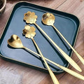Gold dessert Spoon Set (Pack of 4)