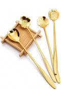 Gold dessert Spoon Set (Pack of 4)